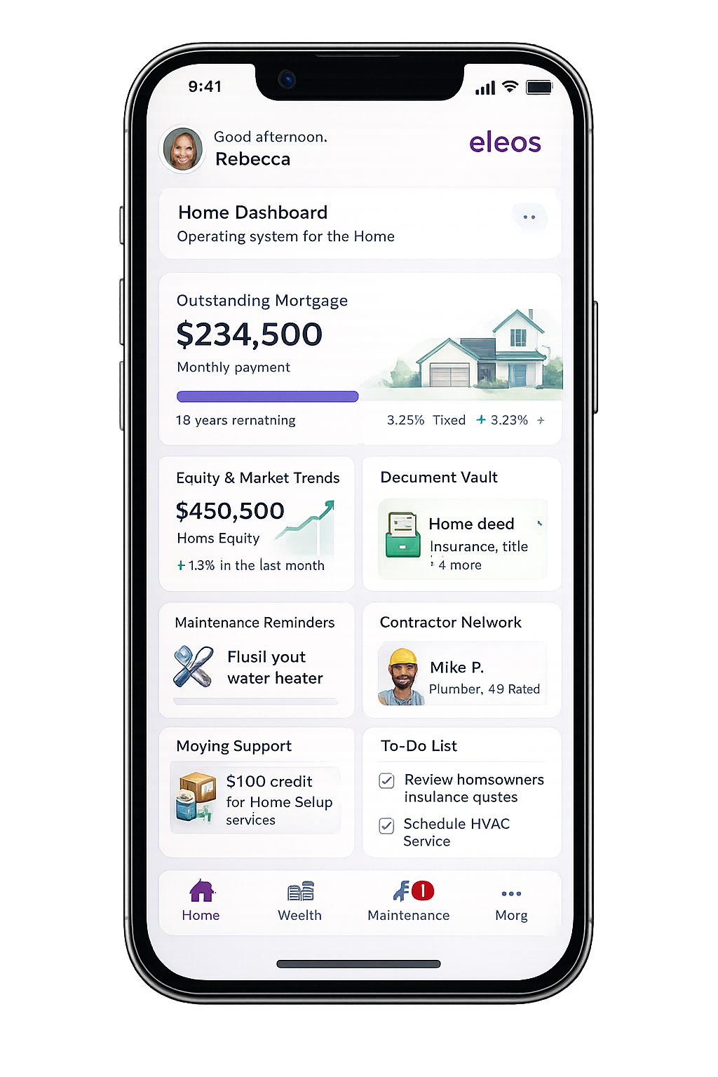 Digital Hub Interface Mockup